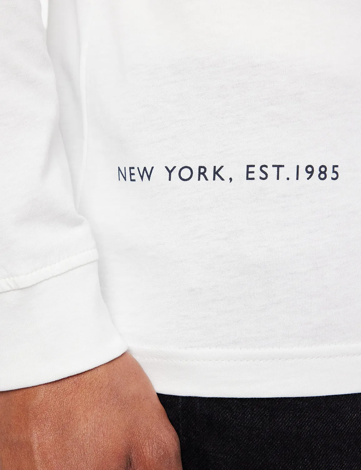 Tommy Hilfiger Multi Placement Mock maglia uomo manica lunga giroalto