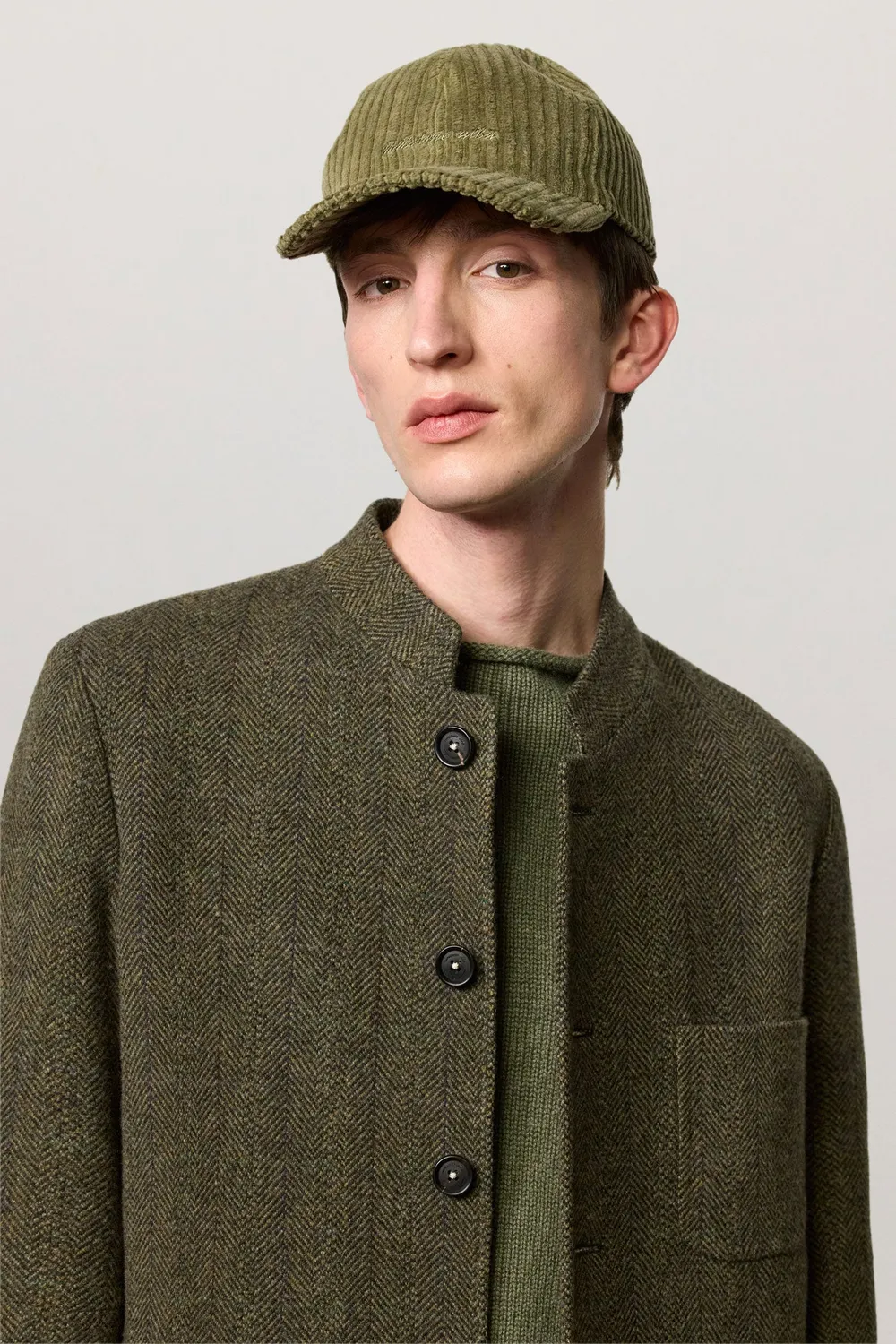 Massimo Alba Chance cappellino velluto verde