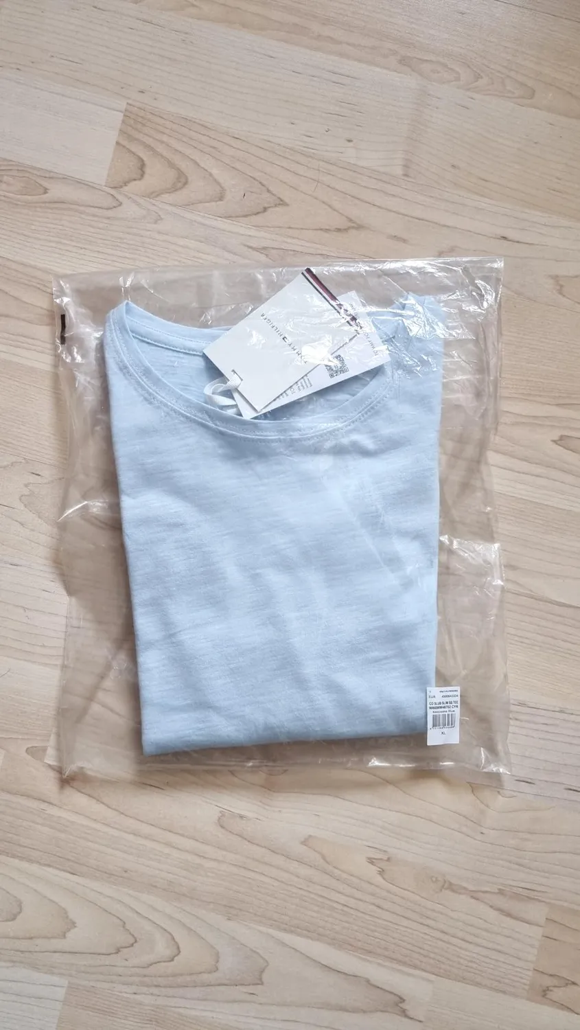 Tommy Hilfiger Co Slub Slim WW0WW48702 t-shirt donna manica corta