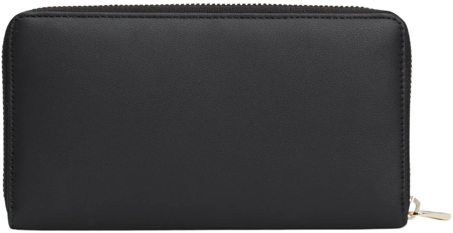 Tommy Hilfiger Poppy portafoglio large nero con zip 19 cm