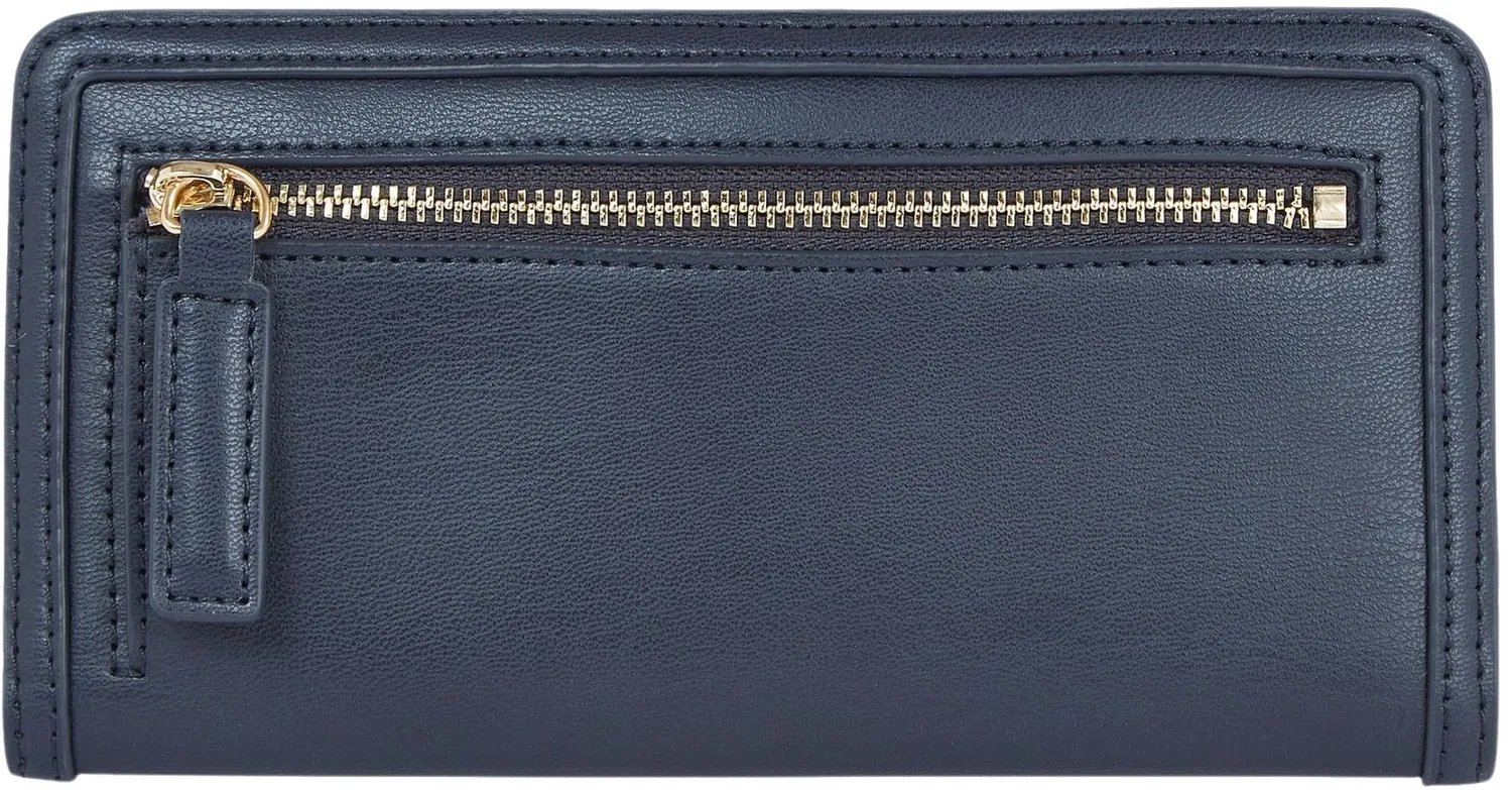 Tommy Hilfiger Monotype Slim portafoglio donna Space Blue grande