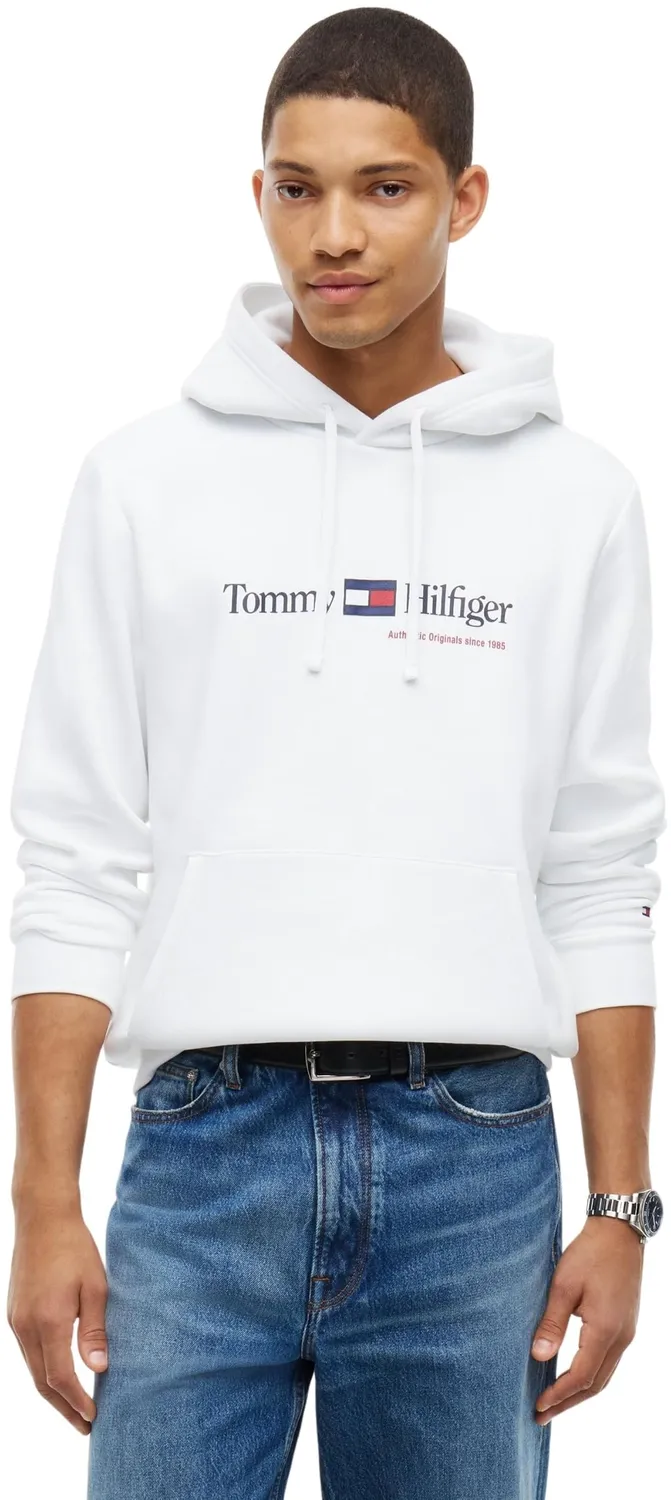 Tommy Hilfiger RWB Graphic MW0MW44935 felpa uomo M nera cappuccio