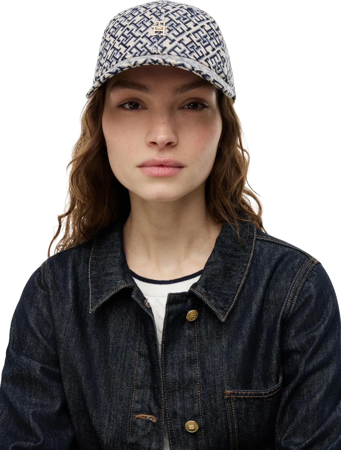 Tommy Hilfiger Monogram Cappellino Donna Space Blue Taglia Unica