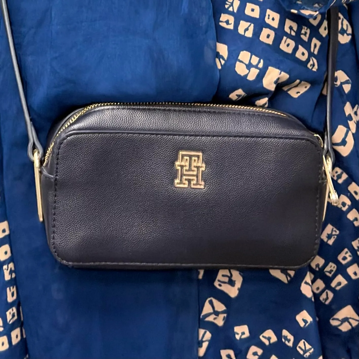 Tommy Hilfiger Timeless Camera Bag Piccola tracolla blu donna