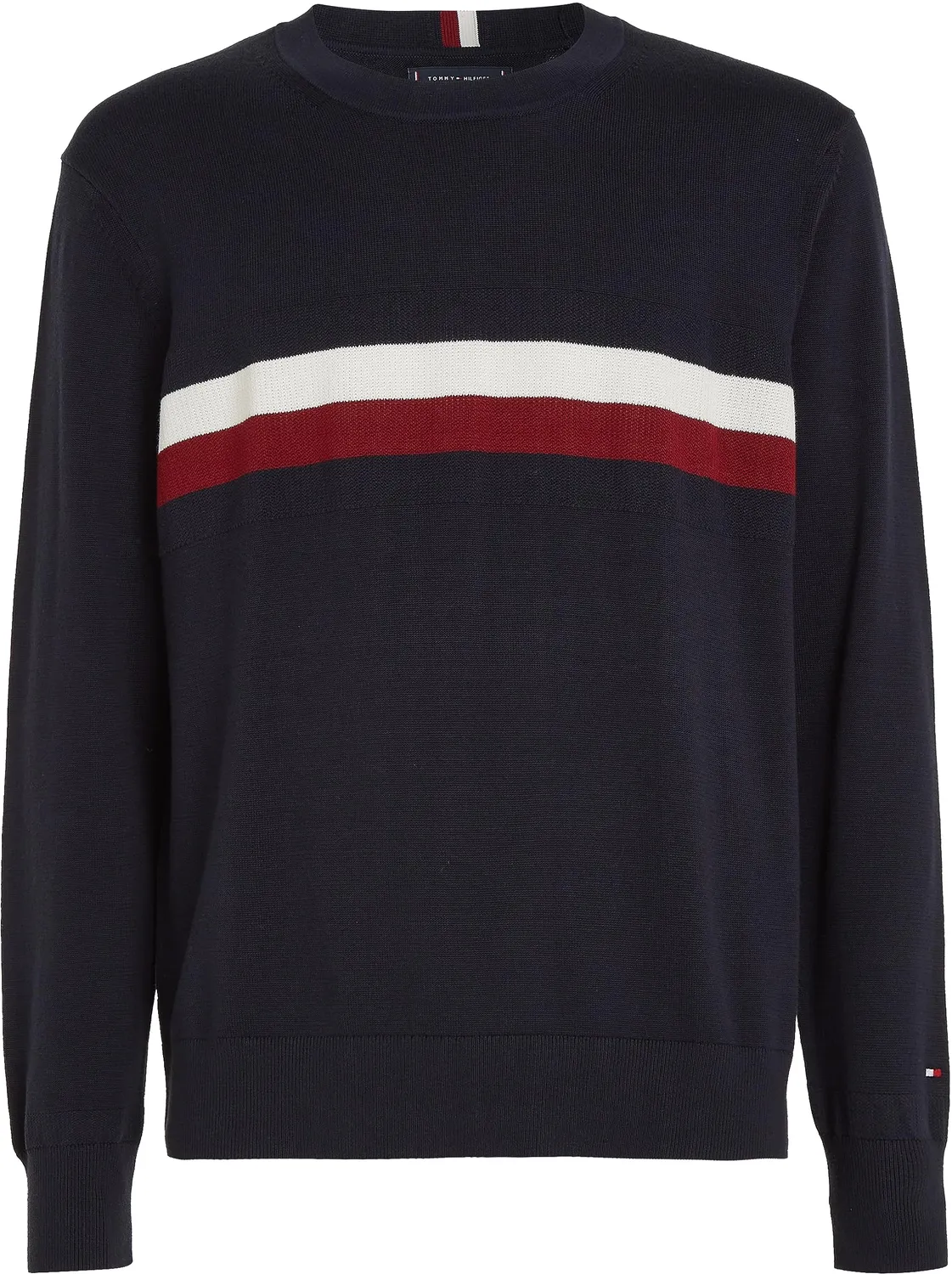 Tommy Hilfiger felpa girocollo cotone blu Desert Sky XS