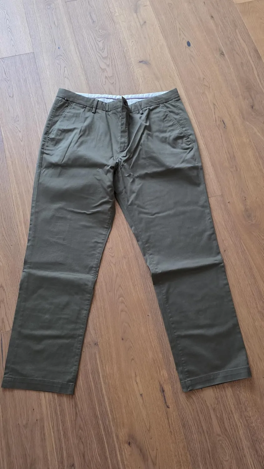 Tommy Hilfiger chino uomo pantaloni twill cotone regular