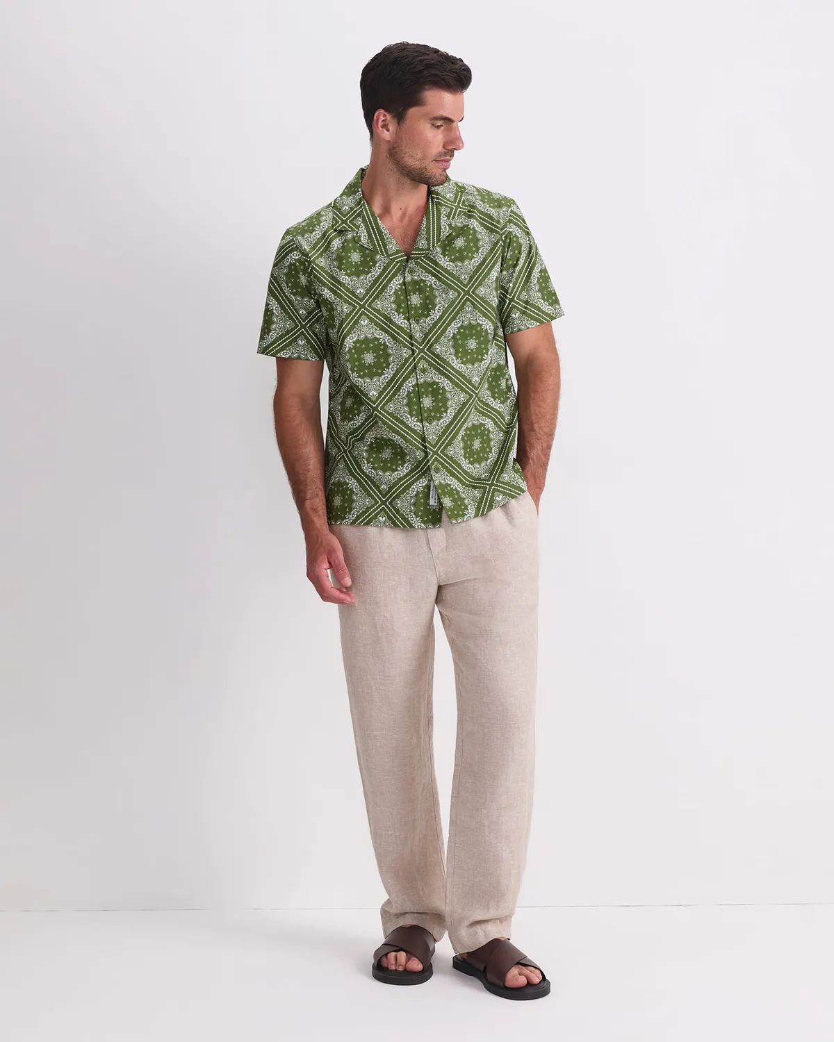 Sportscraft Bandana Resort camicia cotone manica corta