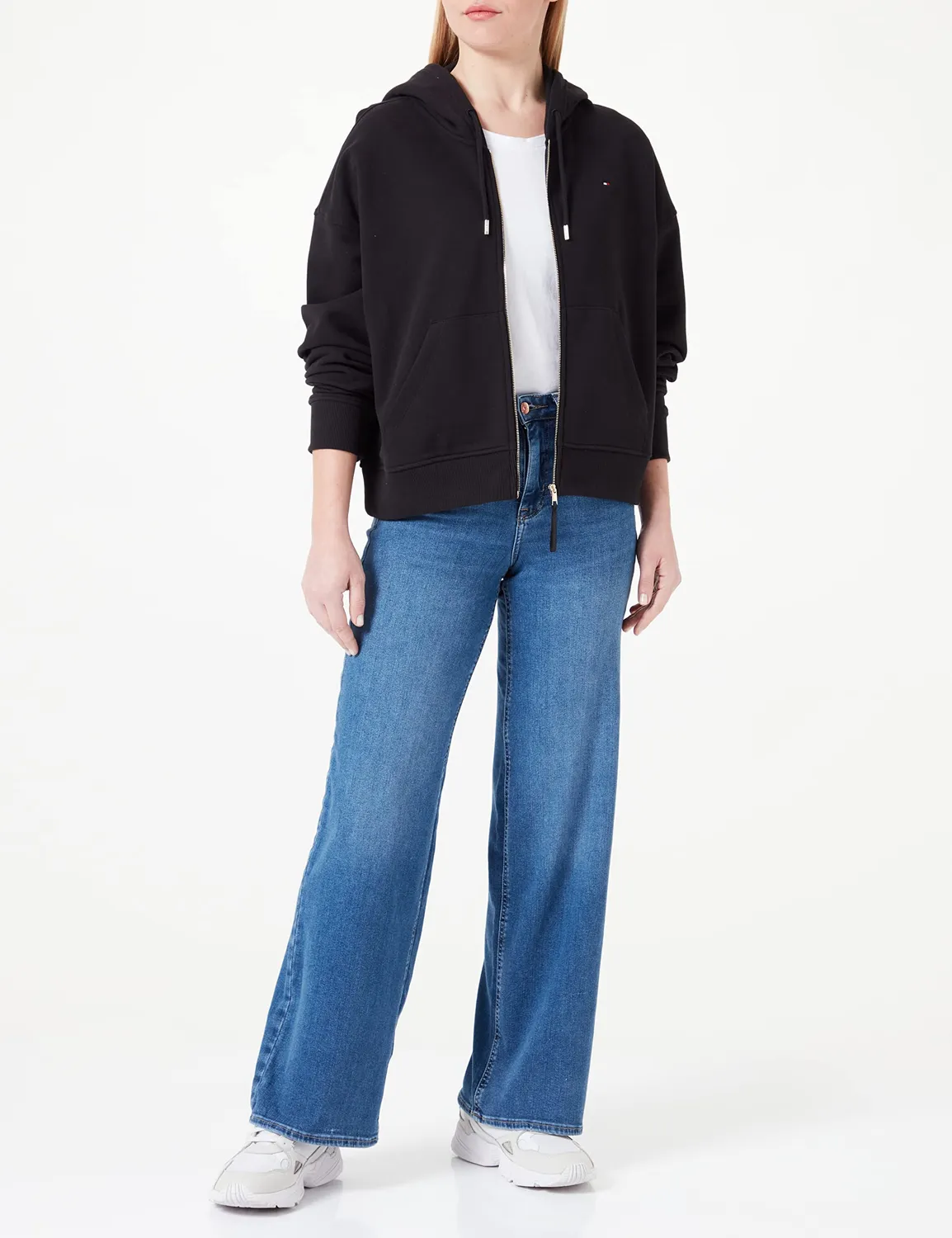 Tommy Hilfiger 1985 WW0WW39950 Felpa Donna Nera M