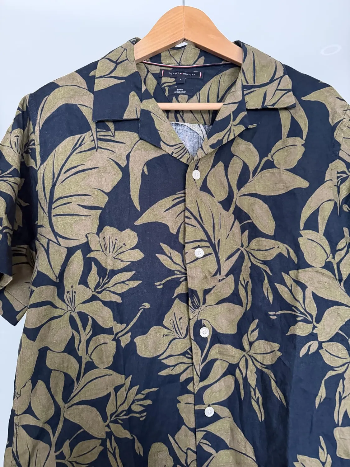 Tommy Hilfiger Linen Floral MW0MW42403 camicia lino L