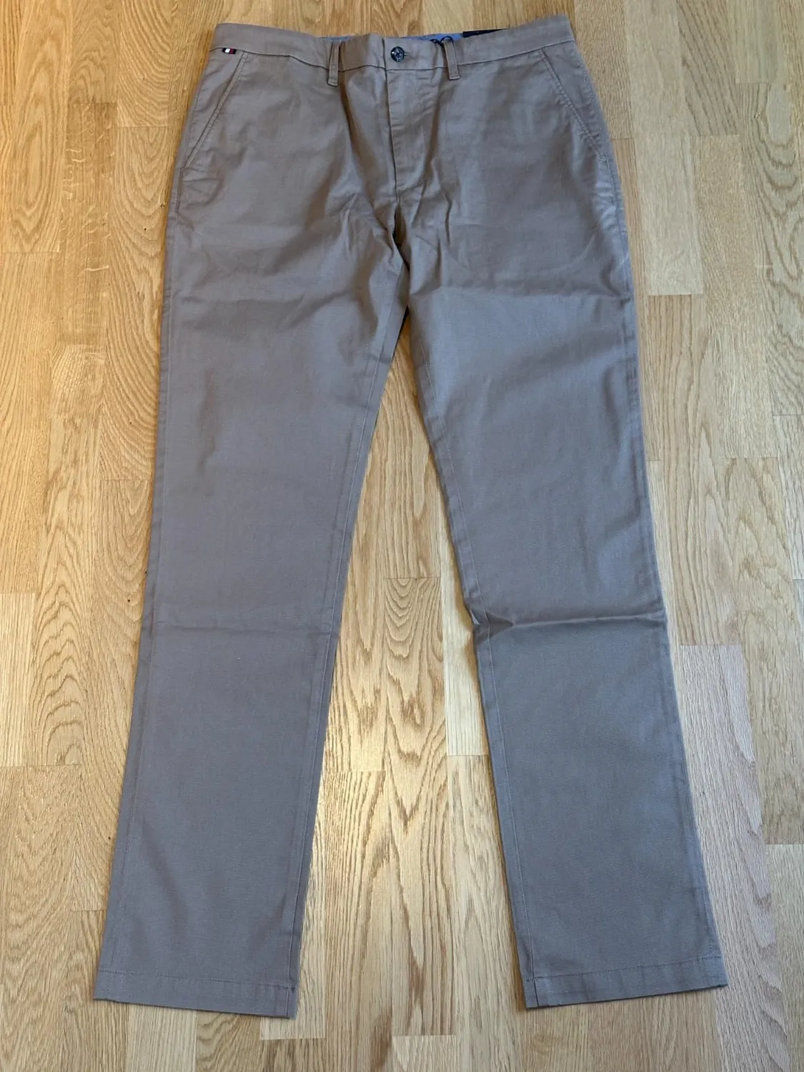 Tommy Hilfiger Denton Straight Leg chino uomo blu cotone elasticizzato