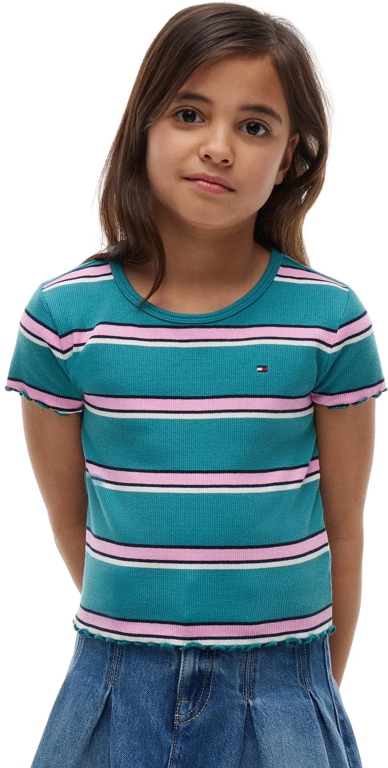 Tommy Hilfiger Top Bambina Bianca 10 Anni Cotone