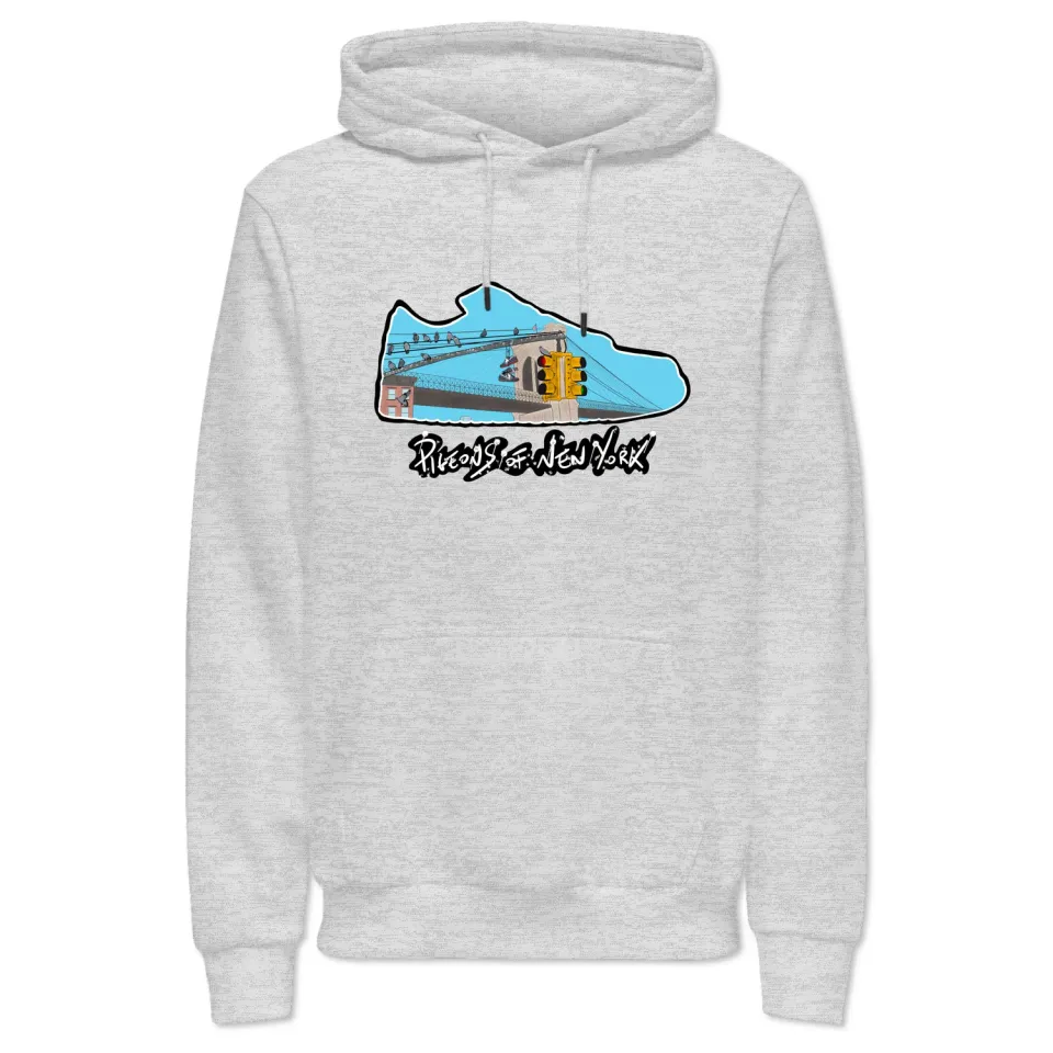 Solemate Pigeons of New York felpa nera cotone bio