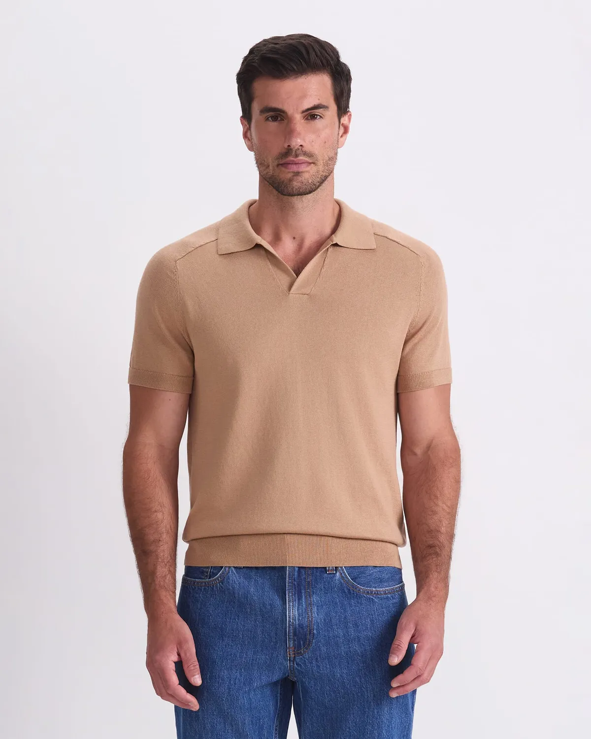 Sportscraft Brookes polo uomo manica corta seta