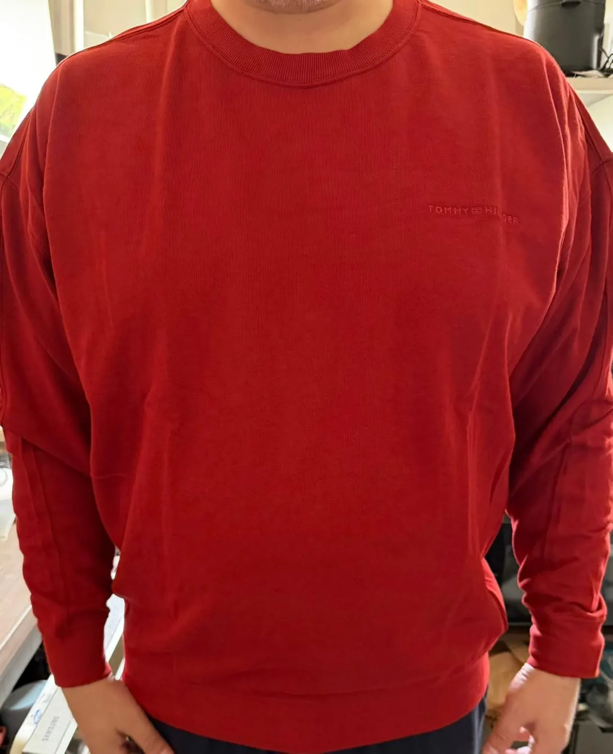 Tommy Hilfiger L/S felpa uomo M girocollo