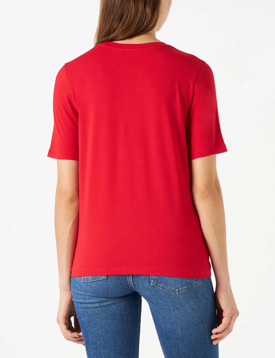 Tommy Hilfiger T-shirt Donna Maniche Corte Girocollo Cotone