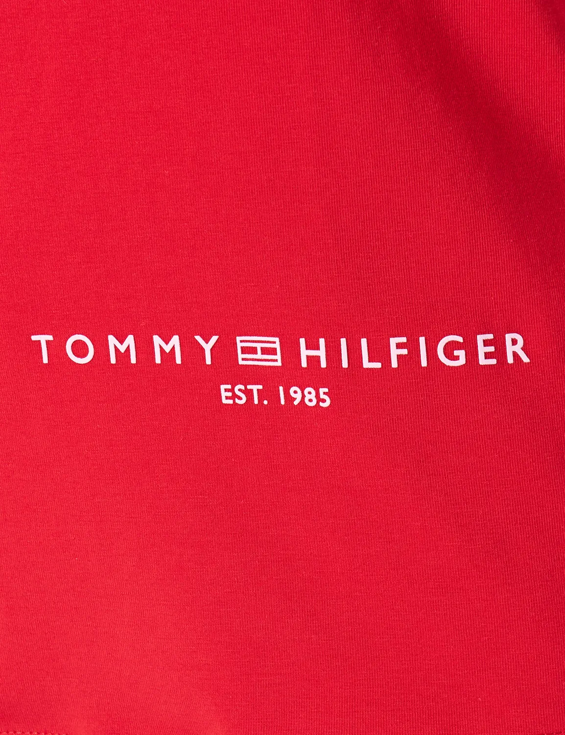 Tommy Hilfiger T-shirt Donna Maniche Corte Girocollo Cotone