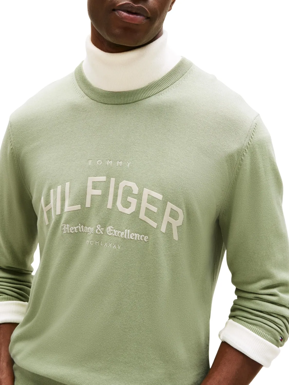 Tommy Hilfiger Brand Identity MW0MW40851 felpa Desert Sky