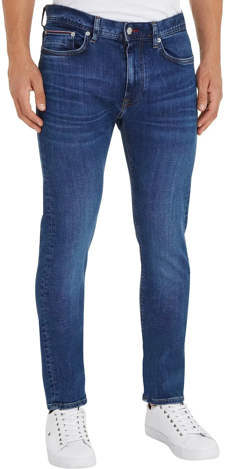 Tommy Hilfiger Bleecker Slim Jeans Uomo Oregon Indigo 33W