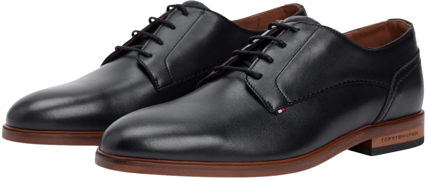 Tommy Hilfiger FM0FM05777 derby uomo nere pelle