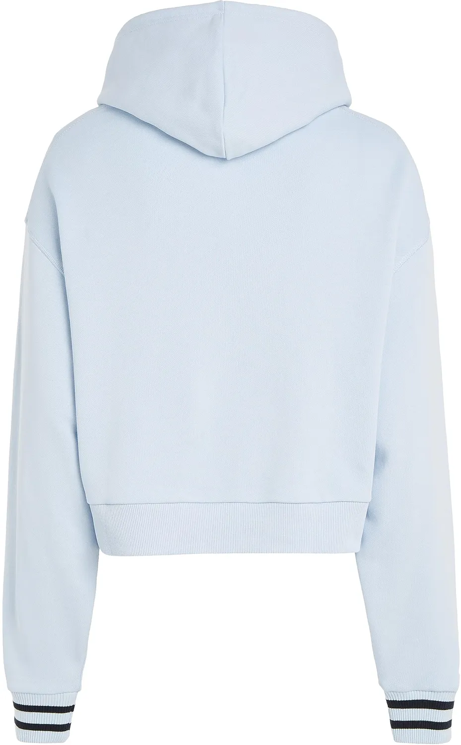 Tommy Hilfiger Reg Monotype WW0WW39140 Felpa Crop Donna XL Blu