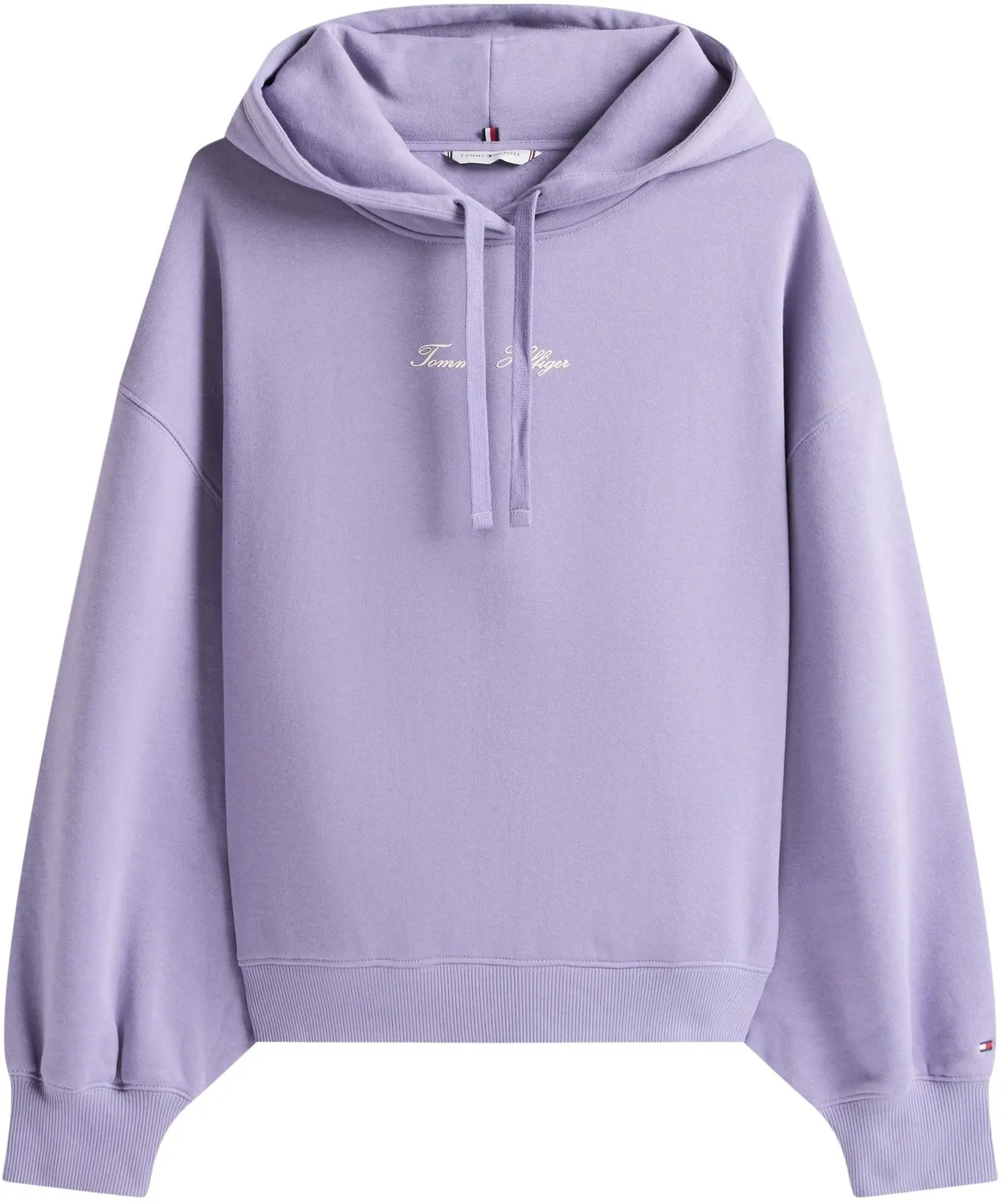 Tommy Hilfiger Classic Script Fleece felpa cappuccio donna