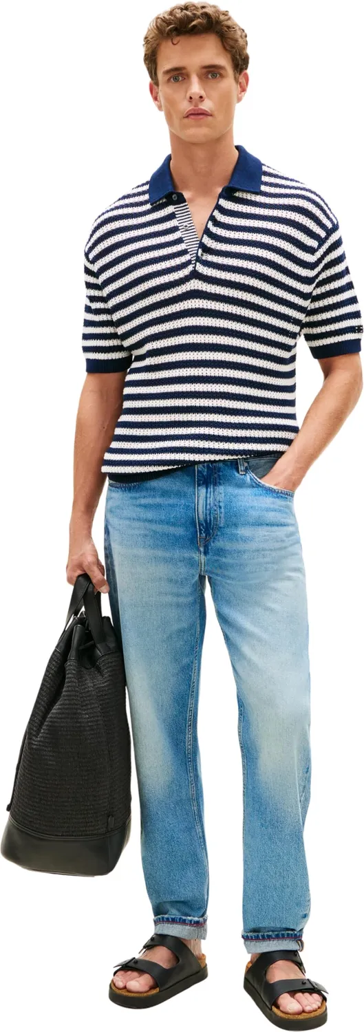 Tommy Hilfiger Harlem Taj Blue MW0MW42326 jeans uomo 36W/32L blu