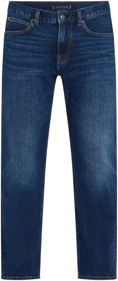 Tommy Hilfiger Core Straight Denton jeans uomo blu elasticizzato