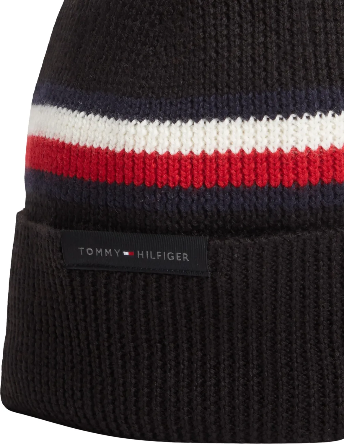 Tommy Hilfiger TH RWB Beanie AM0AM14534 berretto uomo nero