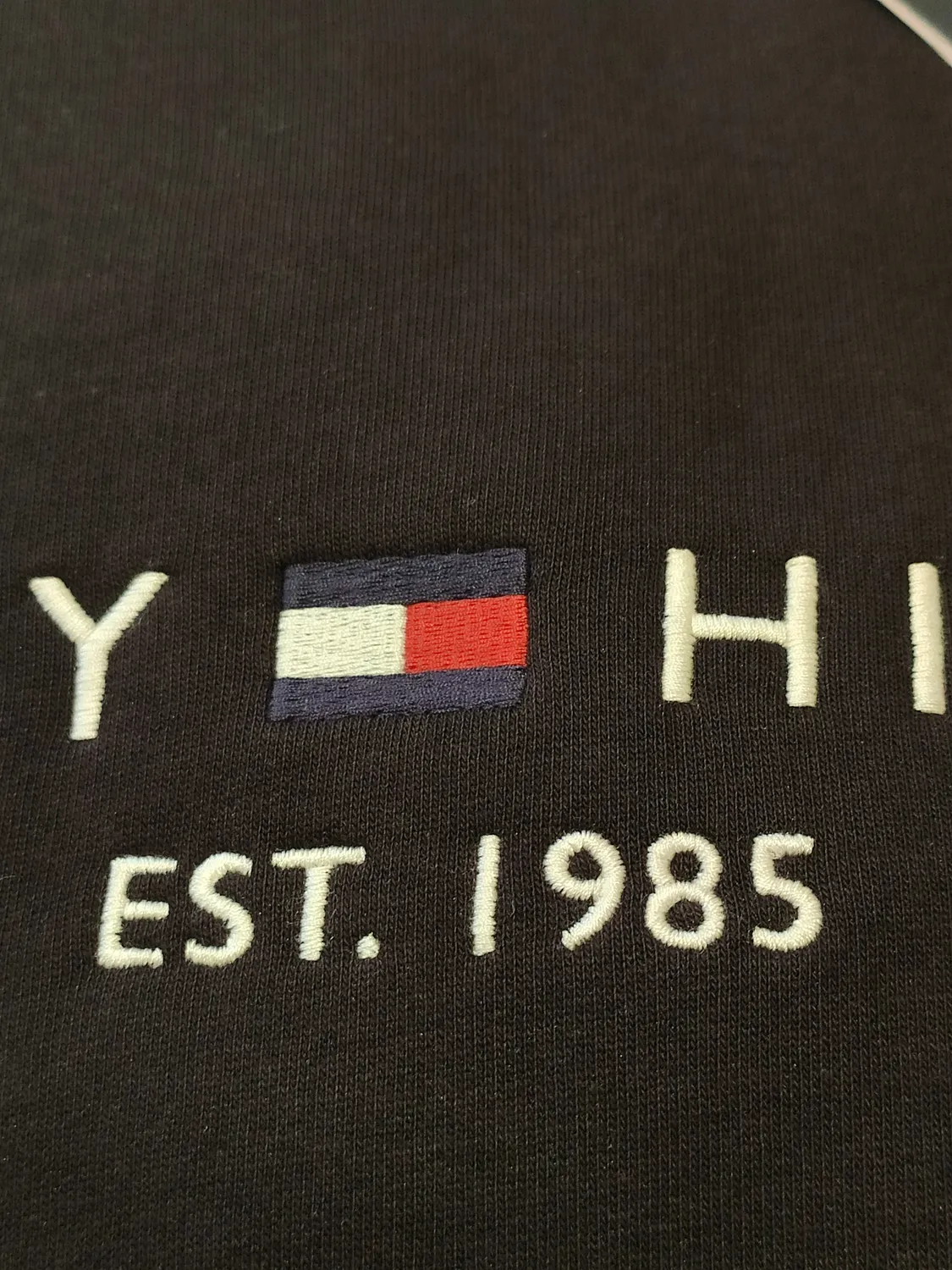 Tommy Hilfiger Core Tommy Logo felpa cappuccio uomo nera