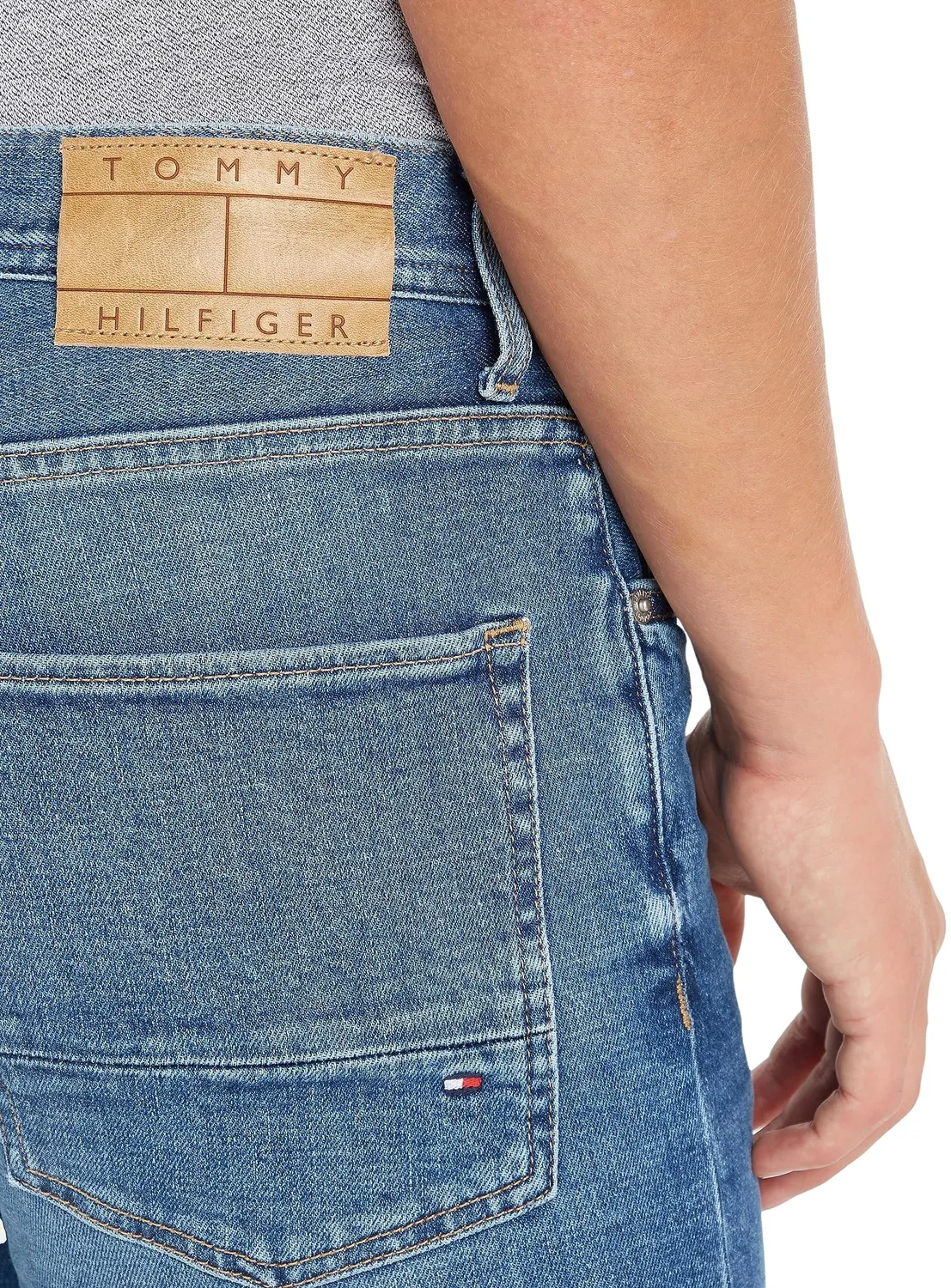 Tommy Hilfiger Jeans Uomo 32W 34L Denim Elasticizzato