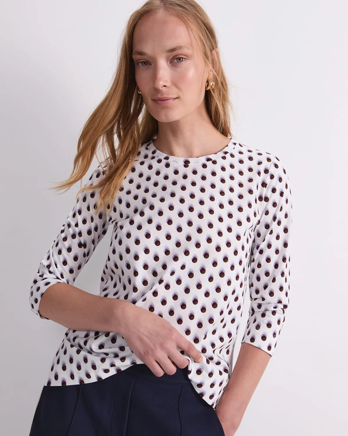 Sportscraft Spot Print Merc tee donna cotone