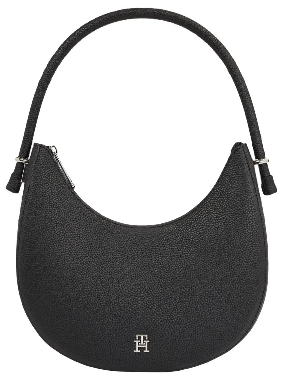 Tommy Hilfiger Emblem borsa donna nera con zip