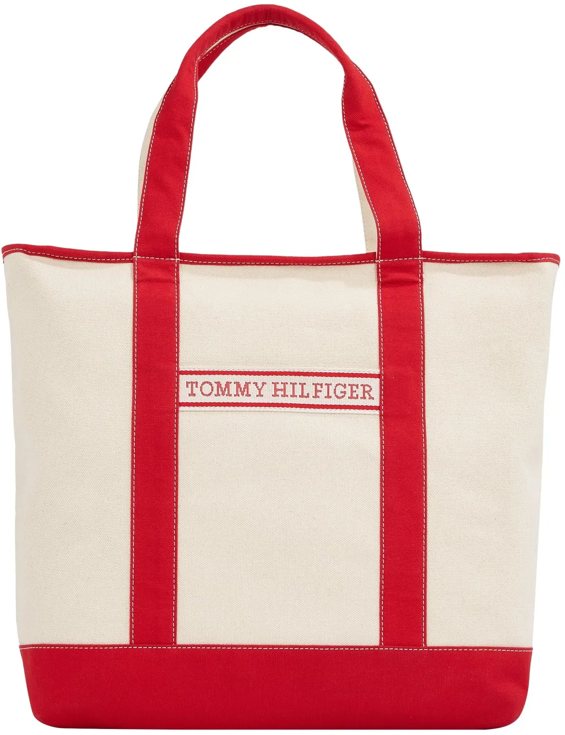 Tommy Hilfiger Summer Canvas tote donna kaki tela