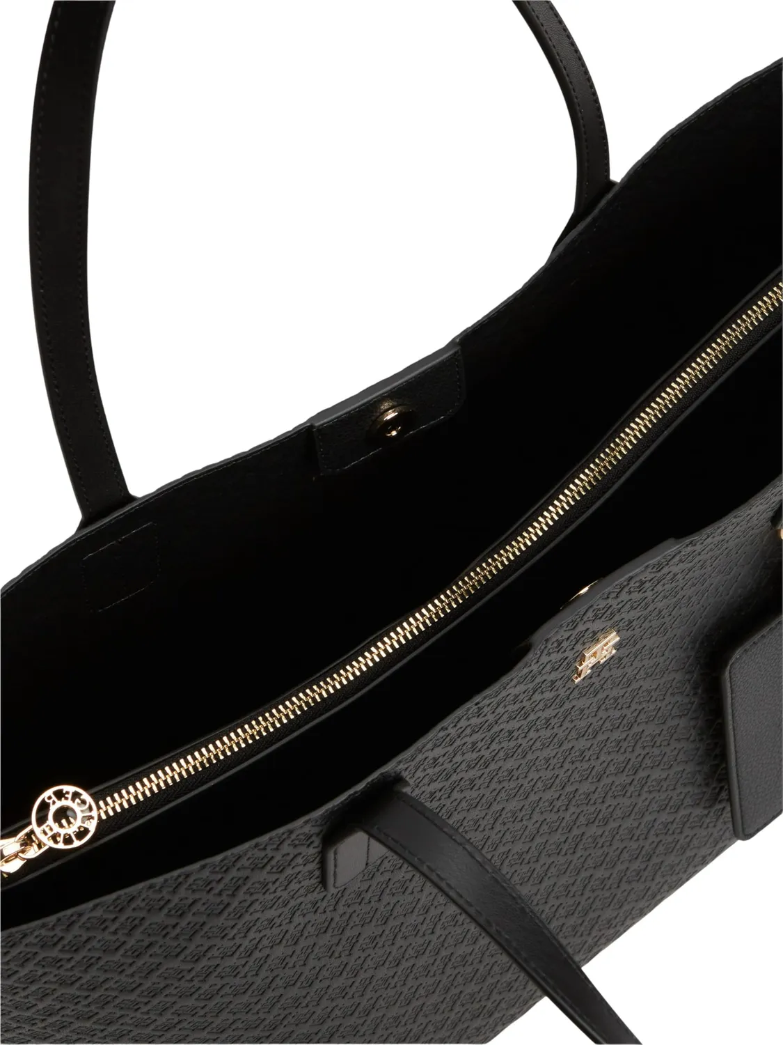 Tommy Hilfiger TH Icon Tote Mono AW0AW19004 borsa nera