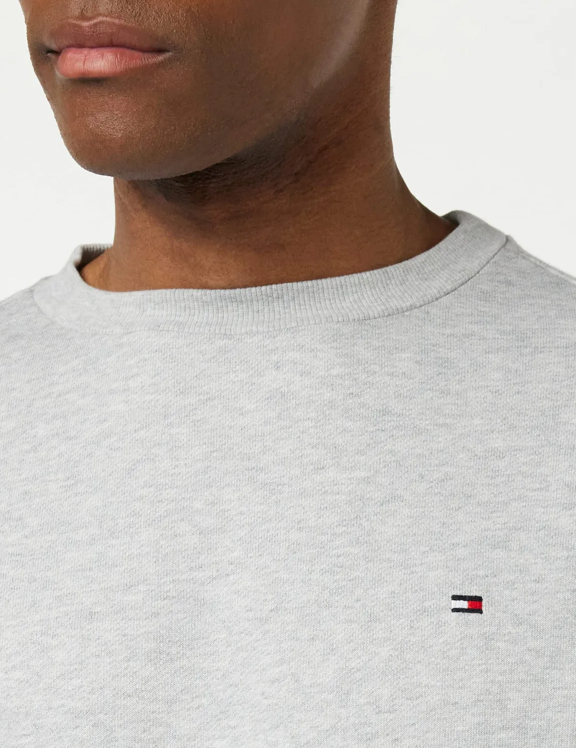 Tommy Hilfiger felpa girocollo uomo misto cotone