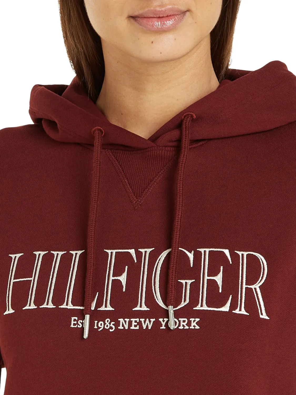 Tommy Hilfiger Reg MDN Hilfiger hoodie donna M logo petto