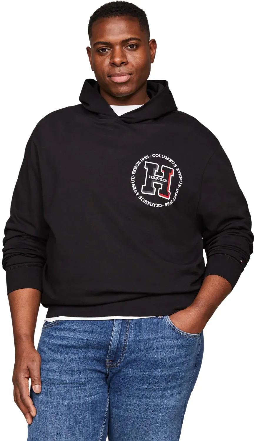 Tommy Hilfiger felpa con cappuccio nera XXL Plus