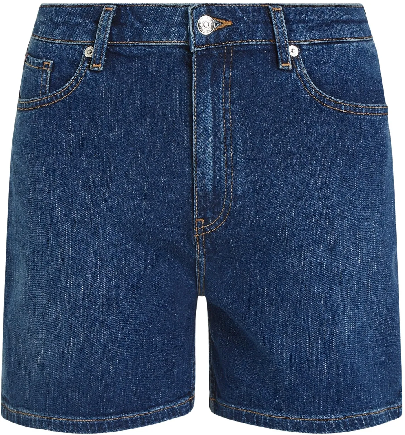 Tommy Hilfiger Kai Straight shorts jeans donna elastici 27W