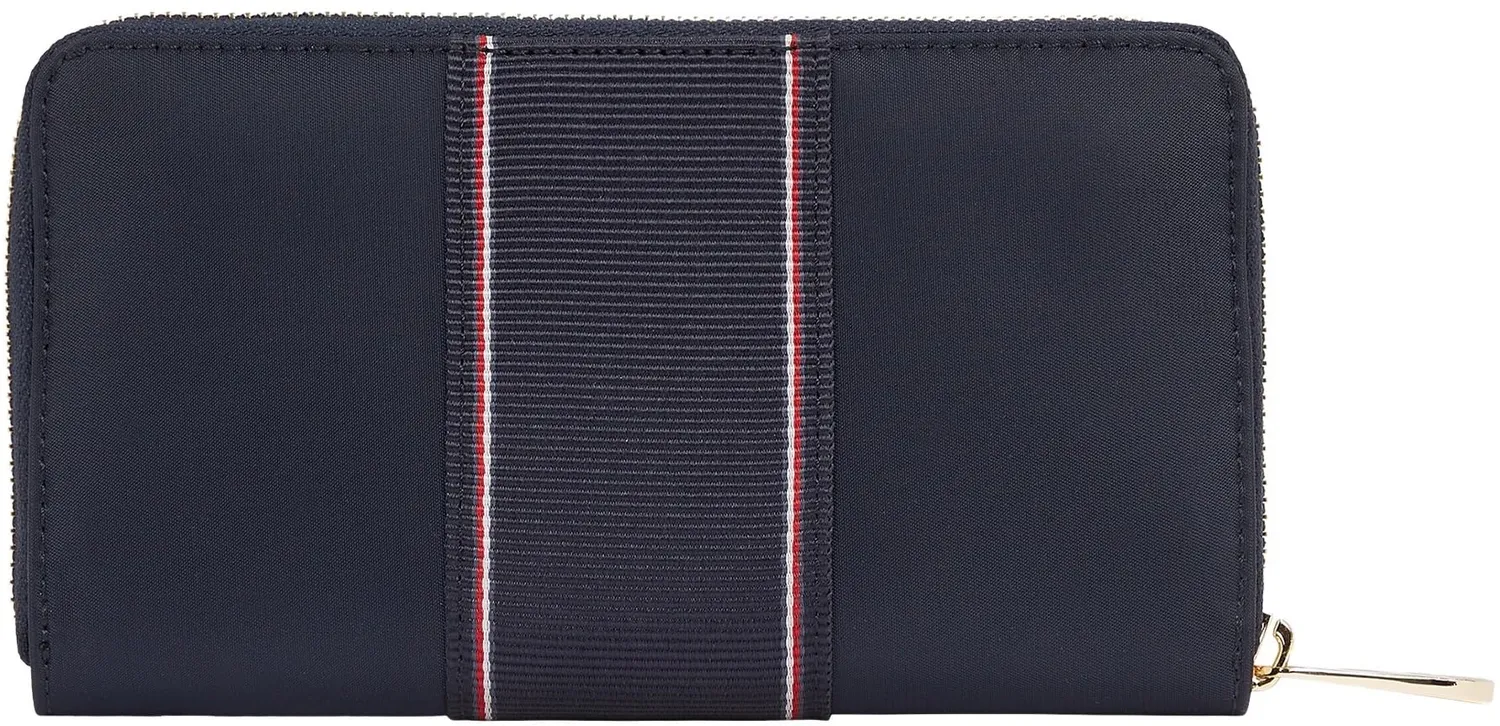 Tommy Hilfiger Poppy Portafoglio Donna con Zip Blu Space Blue