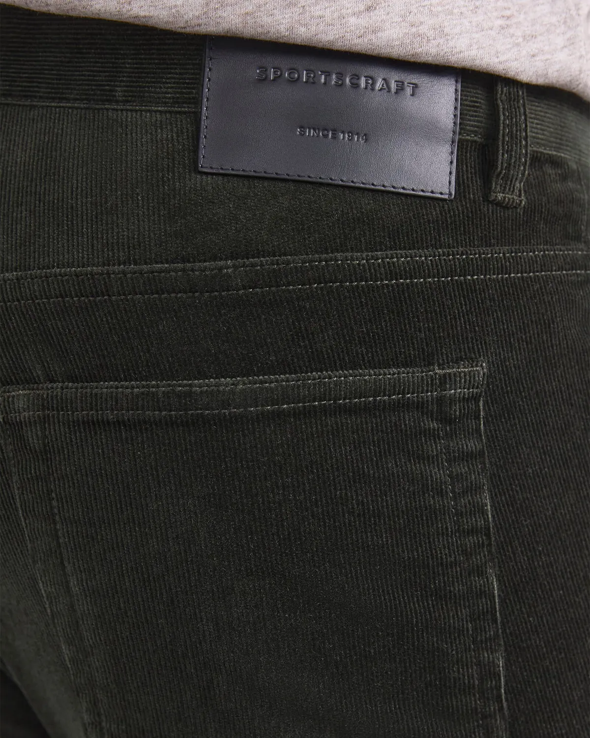 Sportscraft Hudson Cord pantaloni uomo velluto stretch