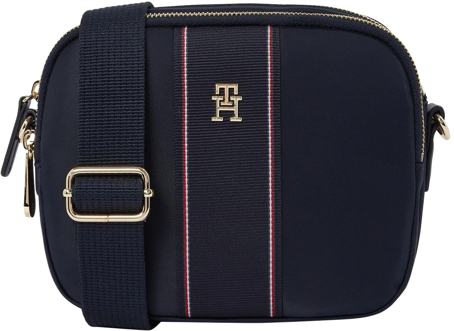 Tommy Hilfiger Poppy Camera Bag borsa tracolla ecru larga