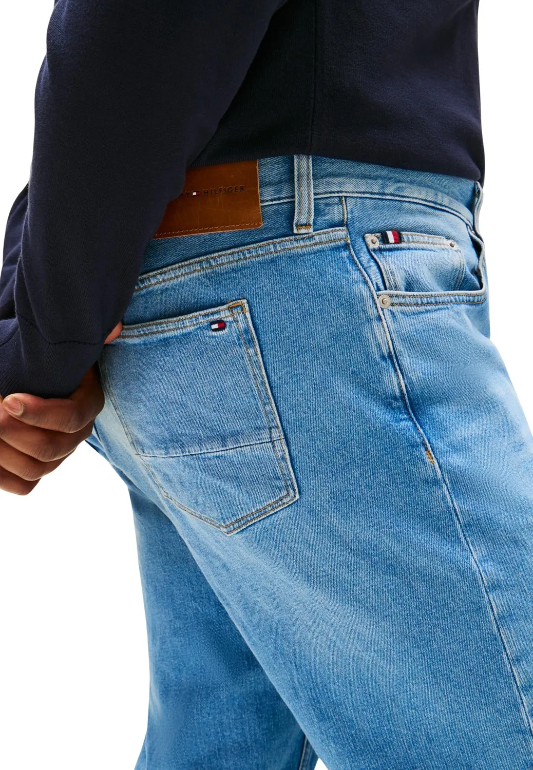 Tommy Hilfiger Madison Mesa Blue jeans dritti 40W/34L