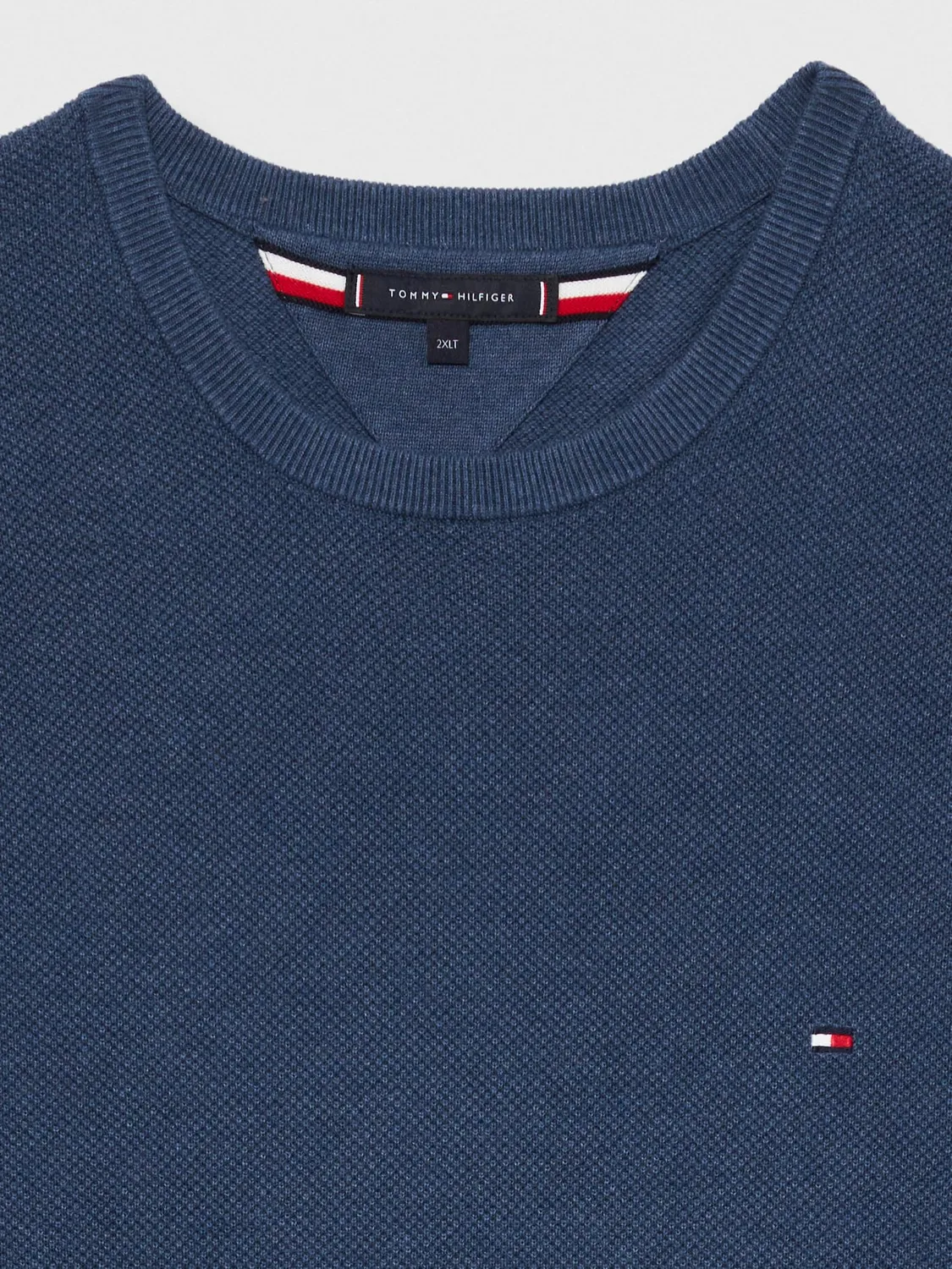 Tommy Hilfiger BT Essential Structure Crew Neck MW0MW37930 maglione 3XL blu