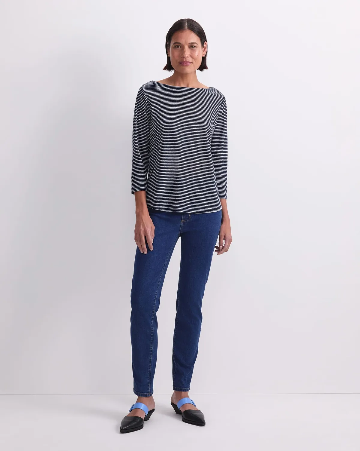 Sportscraft Cecile top lino scollo barca donna