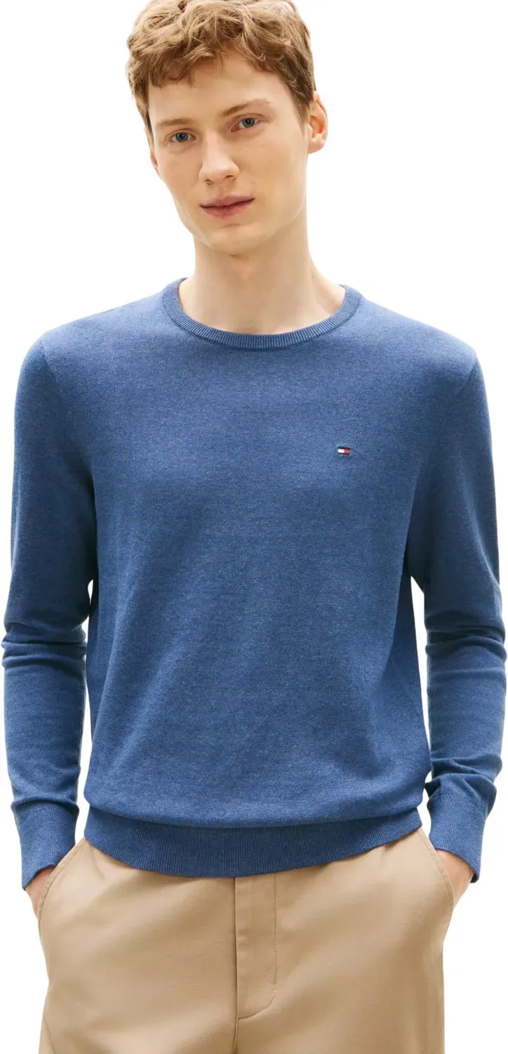 Tommy Hilfiger Essential Cotton maglione blu XL in cotone