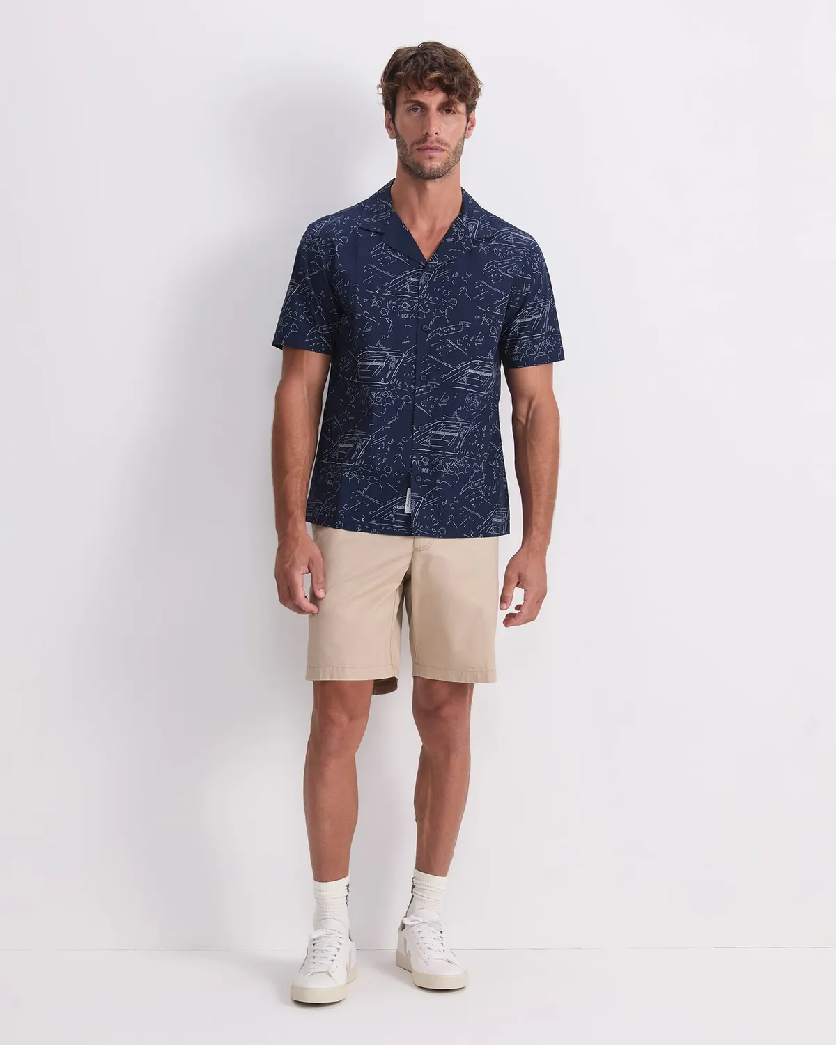 Sportscraft Rally camicia cotone fantasia maniche corte