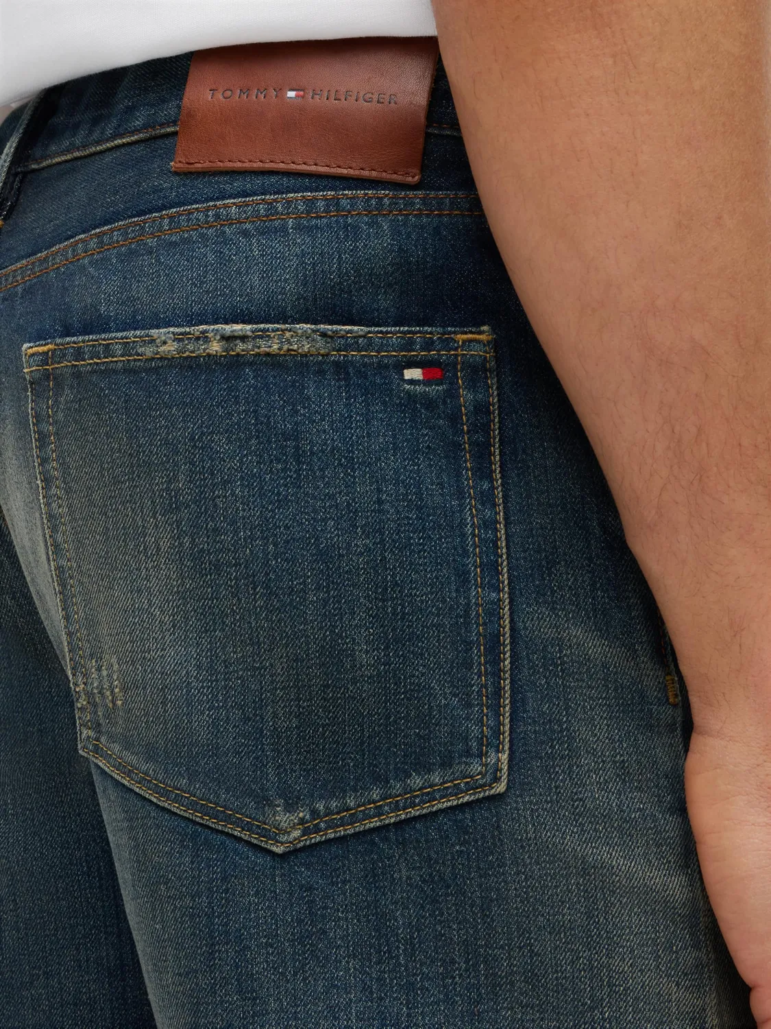 Tommy Hilfiger Dritto jeans uomo cotone 30W 30L