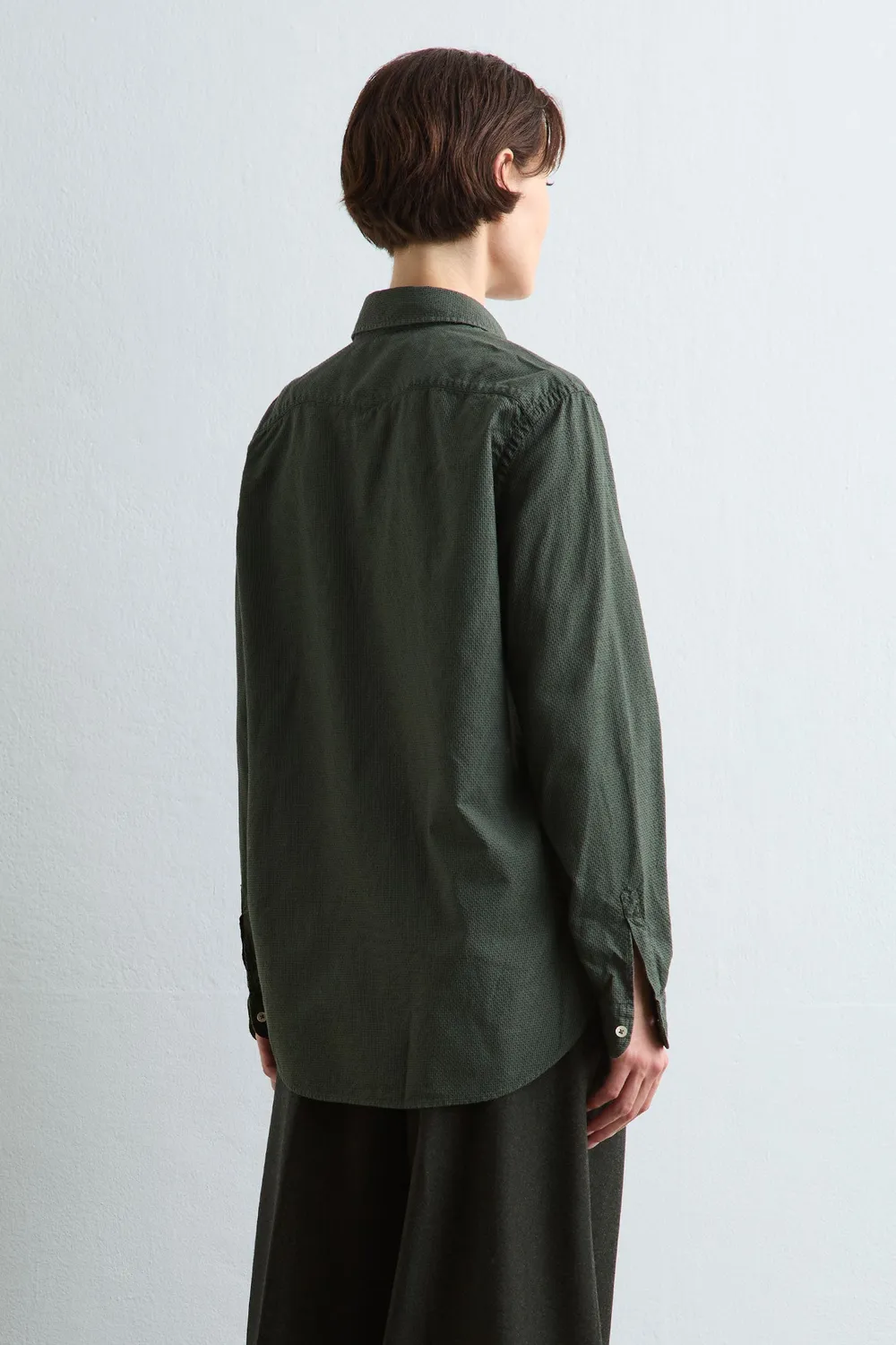 Massimo Alba Uma camicia donna Forest Night cotone