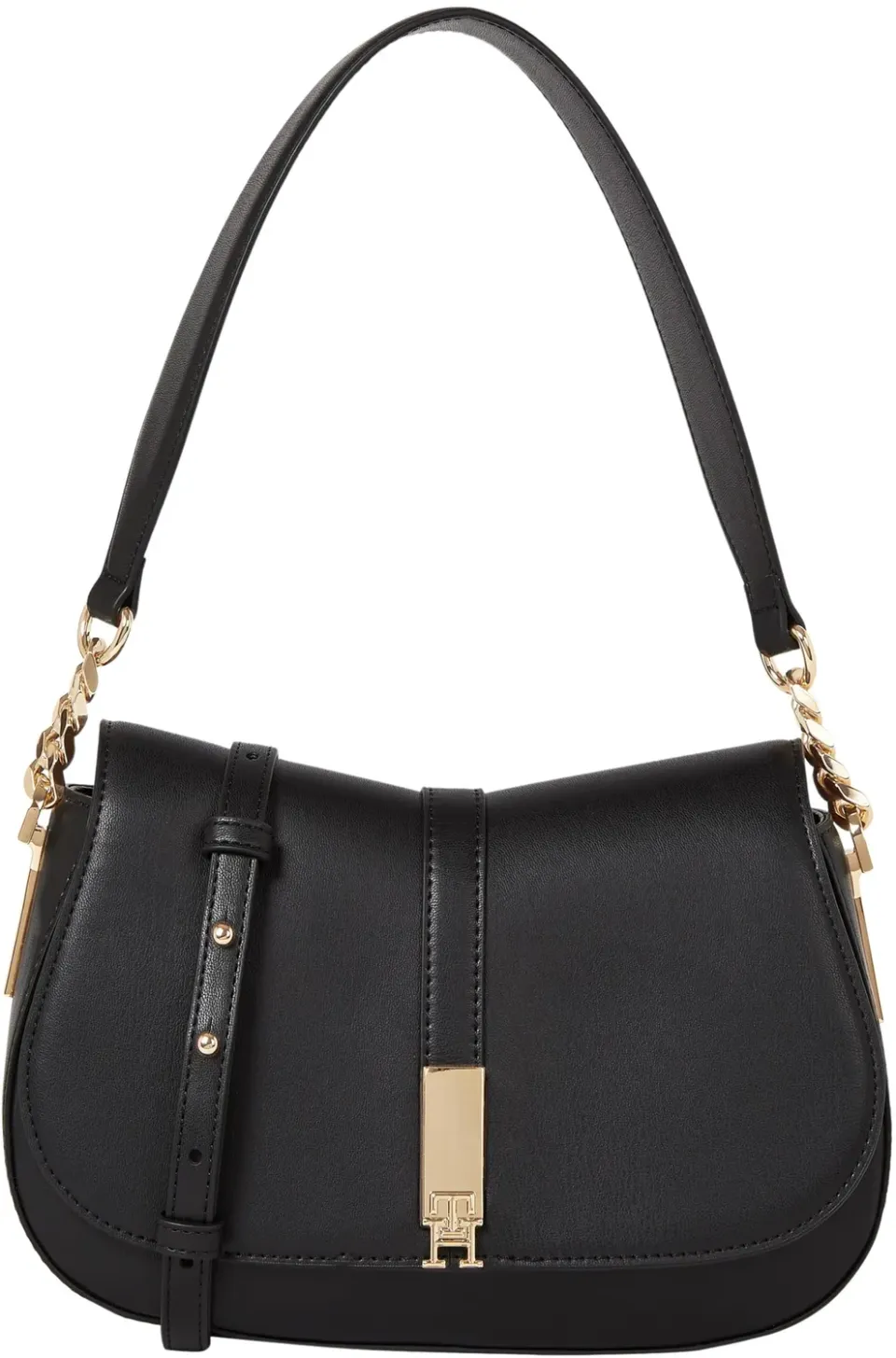 Tommy Hilfiger Heritage Saddle Borsa a Spalla Nera