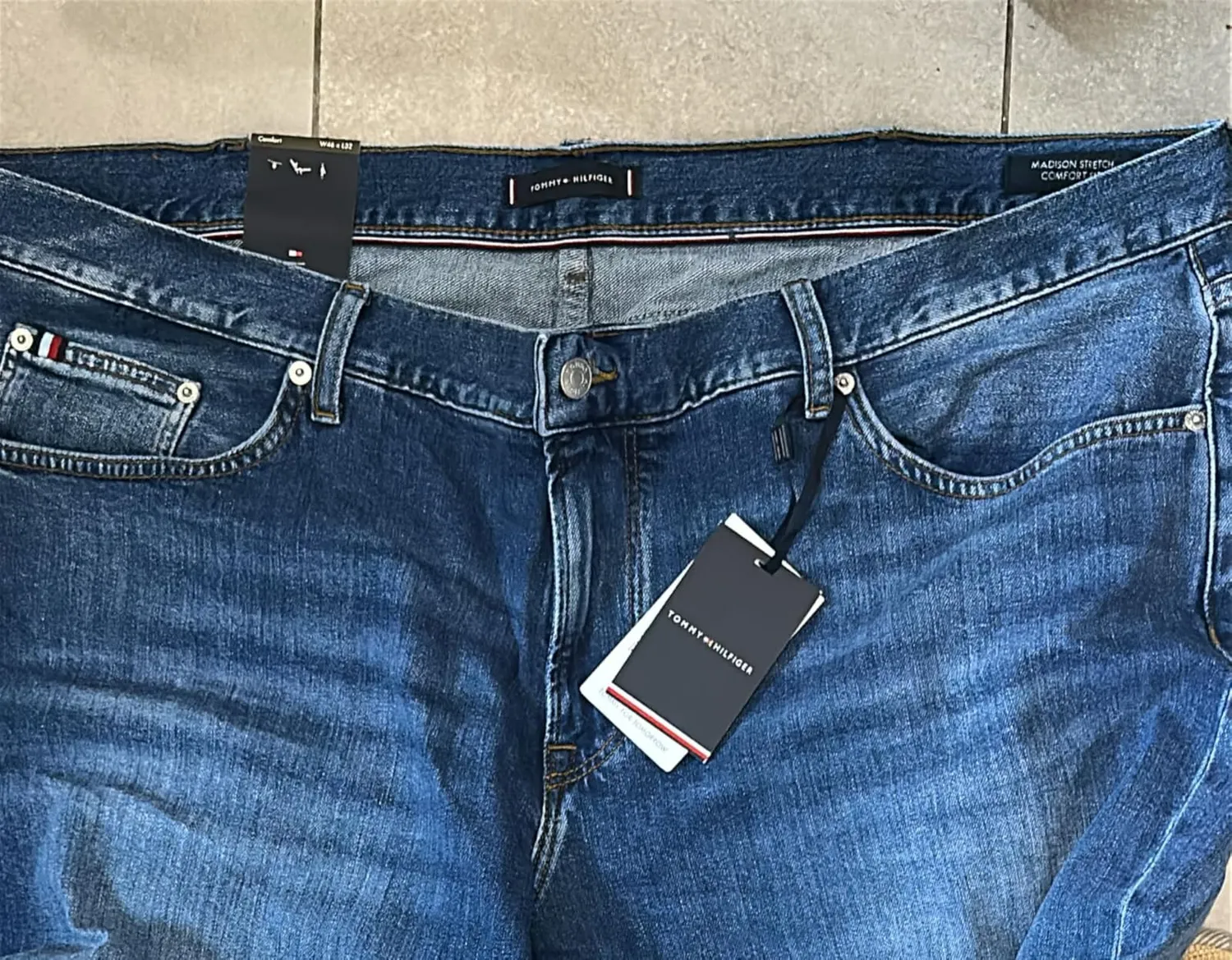 Tommy Hilfiger Madison MW0MW44051 jeans uomo blu 44W/34L
